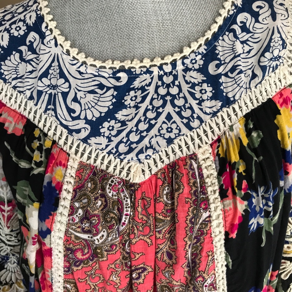 Anthropologie Inez Swing Dress Vanessa Virginia 0 - Picture 3 of 8